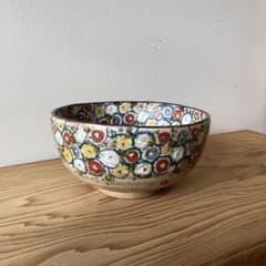 龍山作 万寿菊 菓子鉢 抹茶碗 直径18cm - メルカリ