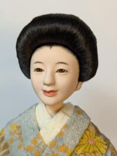 手足稼働胡粉仕上げヘッド付大正ロマン『笙子』オビツドールドール本体
