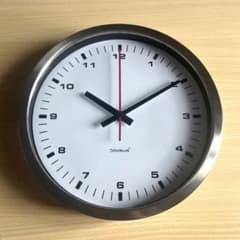 新品】 Blomus ブロムス ドイツ ステンレス 掛け時計 - メルカリ