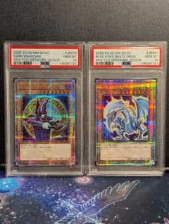 PSA10 連番】ブラックマジシャン ブルーアイズ 25thクオシク - メルカリ