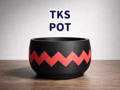 蓄光】TKS POT グローレッド 6号浅鉢 3Dプリンター鉢 - メルカリ