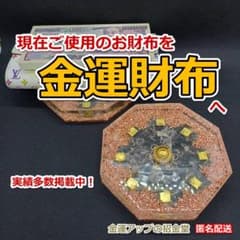 金運財布 進化形オルゴナイト八角形プレート』金運財布へ 未使用 新品