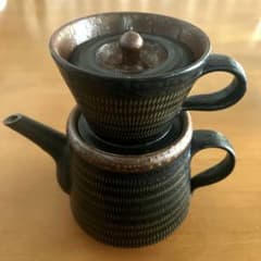 小石原焼 コーヒードリップポット ドリッパー ピッチャー 陶器製