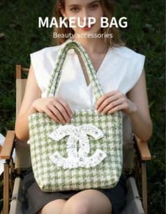 CHANEL トートバッグ フリル ビッグココ シャネルノベルティ