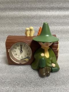 ムーミン スナフキン 目覚まし時計 ジャンク品 ※フィギュア 置物