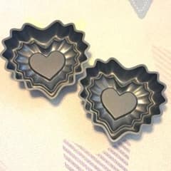 KAISER カイザー ハート型 洋菓子型 2つセット ケーキ型 お菓子 - メルカリ