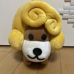 アフロ犬ぬいぐるみ ウルトラBIG アミューズメント 平成レトロ