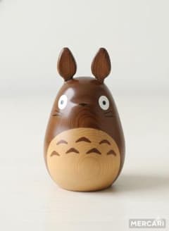 希少・美品】となりのトトロ 木製こけしスタジオジブリ 置き物 - メルカリ