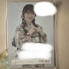 守屋麗奈 サイン入り写真 2025 浴衣 - メルカリ