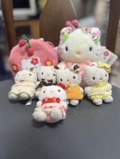 ハローキティ フェアリー ぬいぐるみ キーホルダーマスコット5個セット
