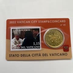 バチカン市国 教皇フランシスコ コインカード 2022年 - メルカリ