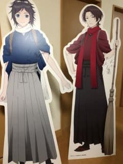 刀剣乱舞 花丸 大和守安定 加州清光 キャストサイン入 等身大パネル
