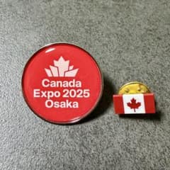 大阪関西万博 カナダ館 ピンバッジ 2点セット 非売品 EXPO2025 - メルカリ
