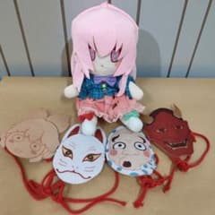 東方project 秦こころ ぬいぐるみ ポポモン popomon お面4種付 - メルカリ