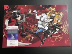 RWBY 直筆サイン入りポスター JSA認定書付き ③ - メルカリ