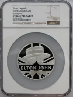 2020年ミュージックレジェンド エルトン ジョン 5oz NGC PF70UC - メルカリ