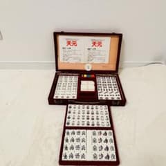 希少品】麻雀牌 天元 特上 天元牌 黒牌 - メルカリ
