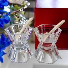 美品☆オールド バカラ アルクール ミズーリ ソルト＆ペッパー 塩胡椒