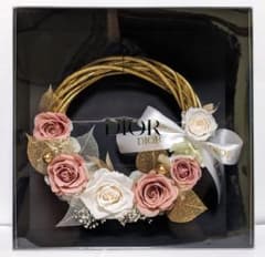 非売品】ディオール DIOR ブリザードフラワー フラワーリース【新品未