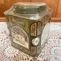 未開封】ヴィンテージ Harrodsハロッズ紅茶缶 /ティーバッグ 1997年