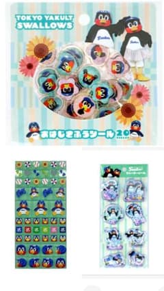 新品未開封つば九郎 シールセット おはじきシール ウォーターシール