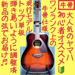 牛骨☆現行モデル】ヤマハ☆FG830！TBS！アコギ【弾き易く調整☆新品の