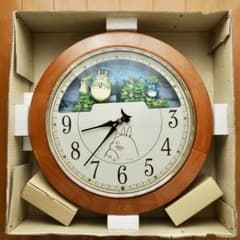 箱付き完動品】リズム時計工業 トトロ からくり時計 4MH769-M06 - メルカリ