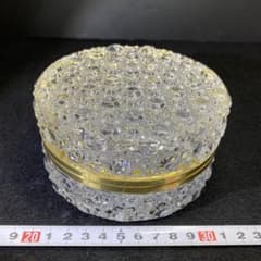 オールドバカラ ダイヤモンドピエール 蓋物 タサコサ 東里7-1210☆1F