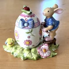 ビレロイ＆ボッホ うさぎ イースターエッグ小物入れ - メルカリ