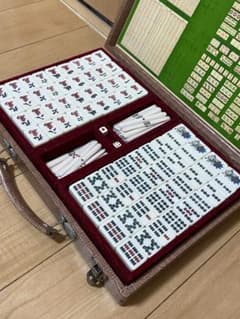 昭和レトロ 麻雀牌 竹牌 144枚 完品 セット ヴィンテージ - メルカリ