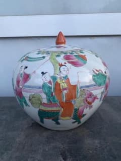 中国 清時代 童子絵 壺 古美術 骨董品 - メルカリ