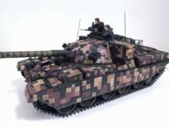 プラモデル戦車プラモデル 1/35チーフテン デジタル迷彩完成品 - メルカリ