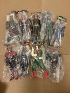 仮面ライダー ビッグソフビ フィギュア 9体まとめ売り - メルカリ