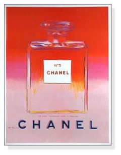 アンディ・ウォーホル CHANEL No.5 Red アートポスター/インテリア
