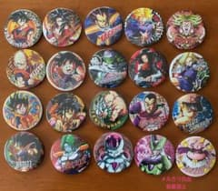 ドラゴンボールZ ドでか缶バッジ 20種 コンプ 孫悟空 ベジータ 孫悟飯