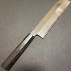 薄刃包丁 7.5寸 刃渡約226 mm 白ニ鋼 黒檀柄 - メルカリ