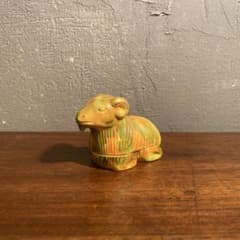 京焼 清水焼 東哉 山羊香合 茶道具 置物 コレクション ヤギ オブジェ