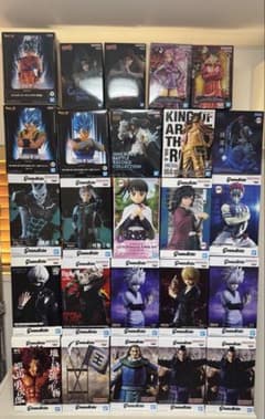プライズフィギュア25体まとめ売り ドラゴンボール 鬼滅 ナルト