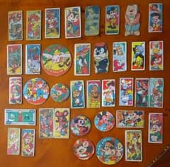 ディズニー系】ディズニー系Kawaiiめんこ 昭和めんこ メンコ 面子