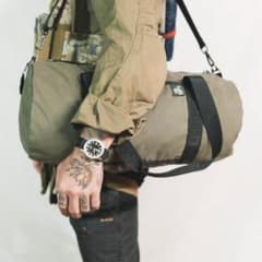 ONE 7 SIX ボストンバッグ PVCパッチ付き - メルカリ