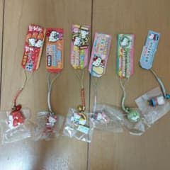 キティちゃんのご当地ストラップ5個セット - メルカリ