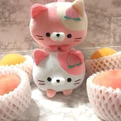 もちふわ！ ころころにゃんこ ももにゃん ぴーちにゃん セット - メルカリ
