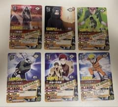 NARUTO データカードダス サンプルカード 6枚セット - メルカリ