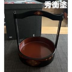 新品未使用】秀衡塗 手桶型盛器 菓子器 茶器 漆器 青柳 - メルカリ