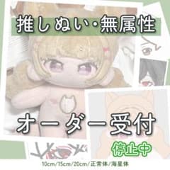 受付中]推しぬい 無属性 中韓ぬい 棉花娃娃 ぬいぐるみ オーダーメイド