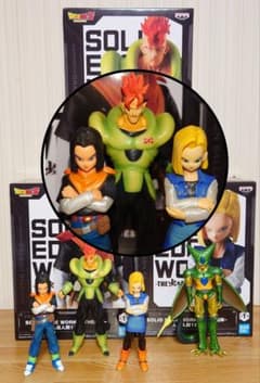 ドラゴンボール 人造人間 超彩色 出陣 16号 17号 18号 7体セット