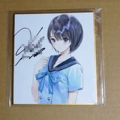 抽プレ 当選品 岸田メル 直筆サイン入り ブルーリフレクション 白井
