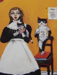 金子 國義、猫ちゃんコンクールVⅡ、厳選、希少画集・額装画、人気作品