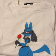 入手困難】ルカリオ Tシャツ わくわくフェア バラ - メルカリ