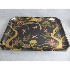 黒塗四君子高盛金蒔絵長硯蓋箱入り [B28397] - メルカリ